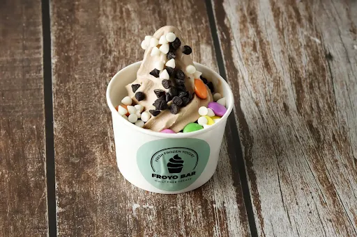 Belgian Chocolate Frozen Yogurt With Toppings