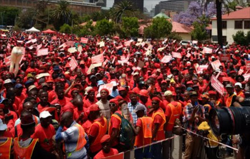 EFF runs out of T-shirts as thousands join march