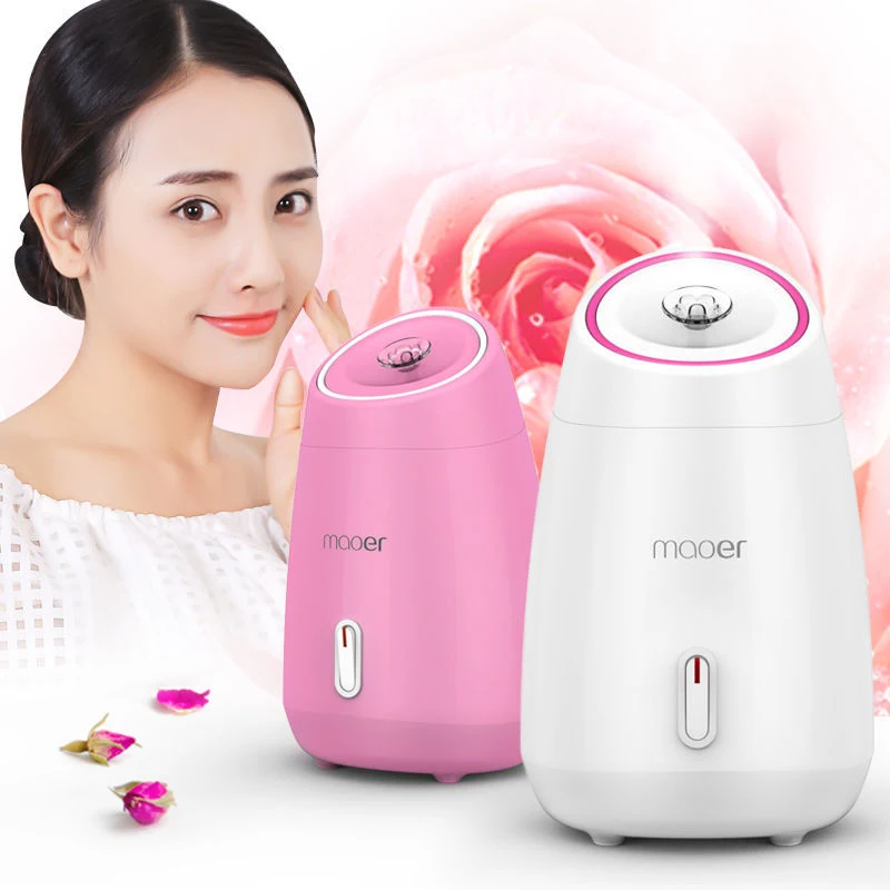 Appareil de beauté pour le visage, steamer nano hydratant pour blanchiment au lait, détoxification et adoucissement de la peau. Machine à spray chaud domestique.