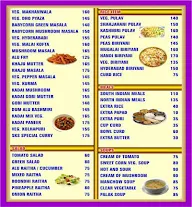 Sri Krishna Sagar menu 4