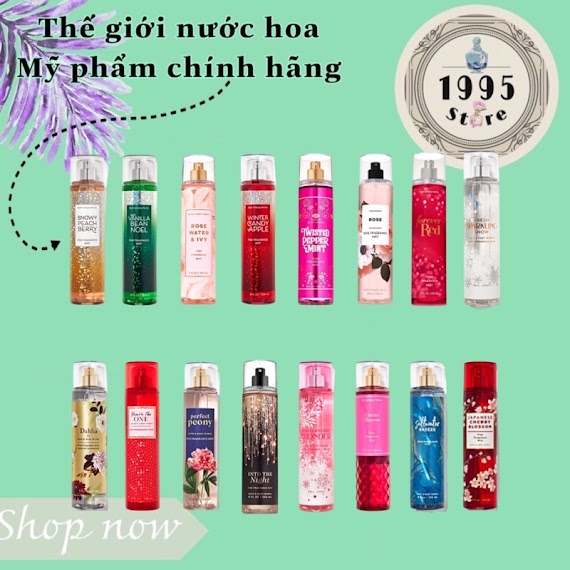 [Mẫu Chai] (10Ml) Xịt Thơm Toàn Thân Bodymist Bath & Body Works