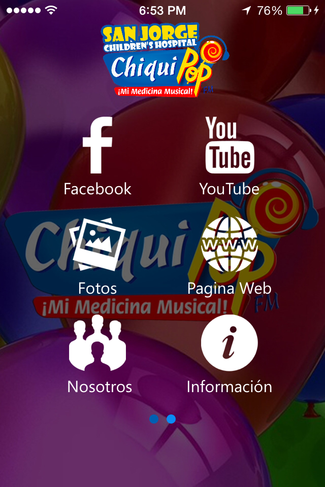 Chiqui Pop Screen 1