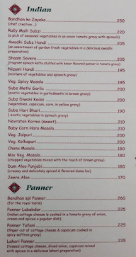 Bandhan Garden Restaurant menu 7