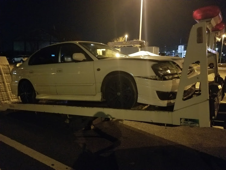 レガシィB4の事故・イノシシに関するカスタム事例の投稿画像1枚目