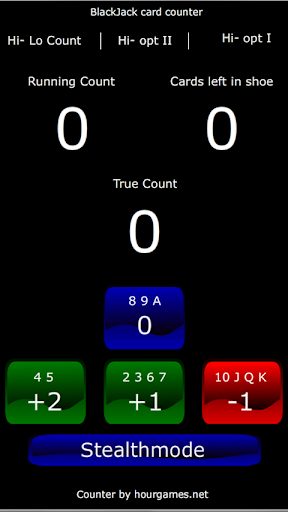 Blackjack card counter 1.1.0 screenshots 2