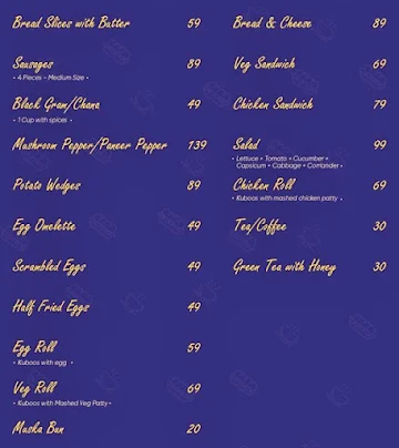 Granos De Cafe menu 