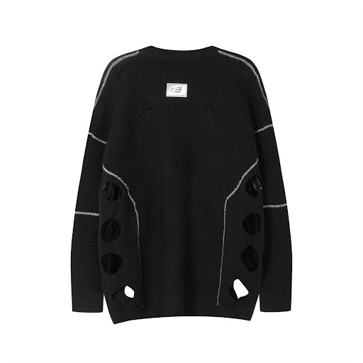 Title 18, Spring and Autumn Loose-fitting Casual Round-ne...