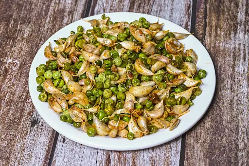 Green Peas Garlic Fry