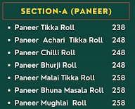 Roll Number menu 1