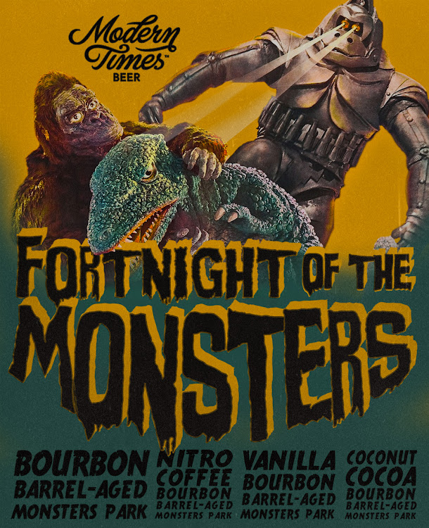 Logo for Modern Times Monsters Fortnight