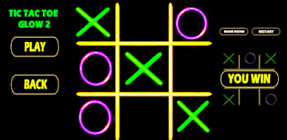 Tic Tac Toe Glow 2 player - Apps on Google Play