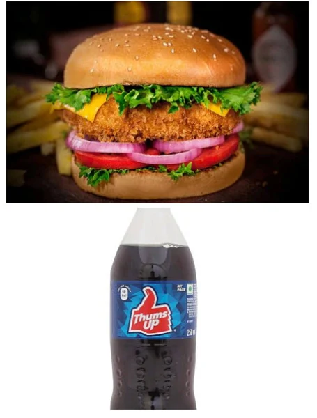 2 Crispy Chicken Burger + 2 Cold Drink 250Ml