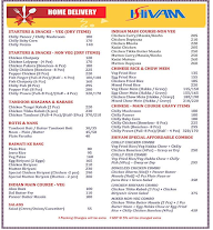 Shivam Restuarant-Cum-Bar menu 1