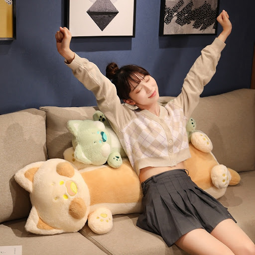 Title 1, Dudu Meow Long Throwing Pillow Plush Toy Doll, ...