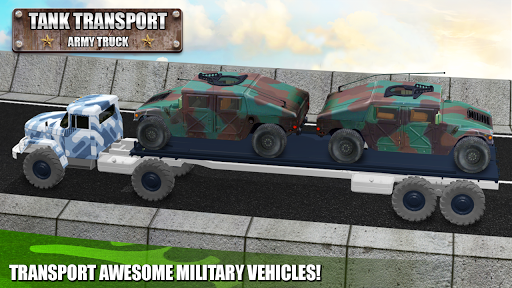 Tank Transport Army Truck