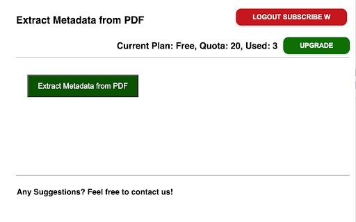 Extract Metadata from PDF