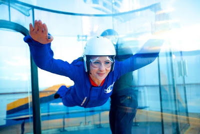 Practice your sky-diving skills — safely — with RipCord by iFly on your Royal Caribbean vacation.