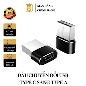 Đầu Chuyển Đổi Cổng Type C Sang Cổng Type A (Laptop) Bằng Hợp Kim Nhôm Chuyên Dụng