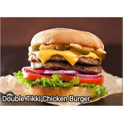 Double Tikki Chicken Burger