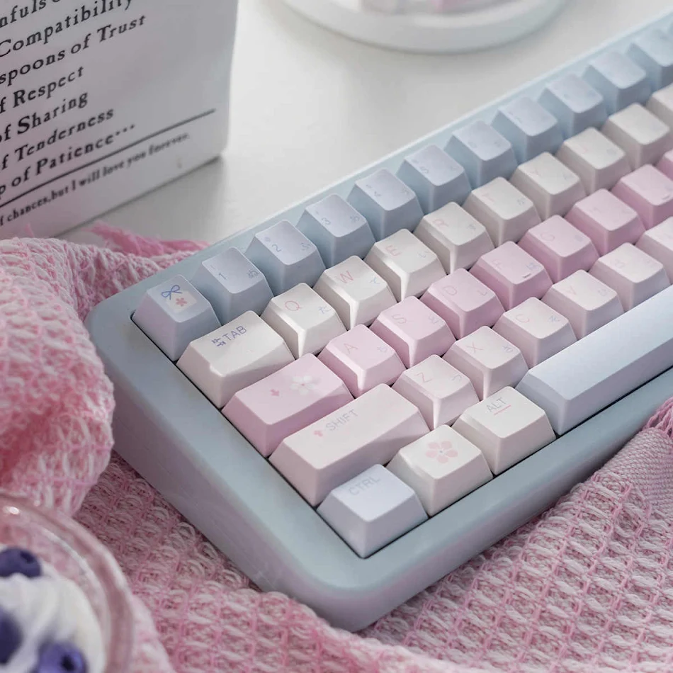 Jolies touches de clavier mécanique imprimées, personnalisation simple et mignonne, améliorez votre expérience de frappe et donnez une touche unique à votre clavier.