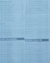 Apoorva Delicacies menu 5