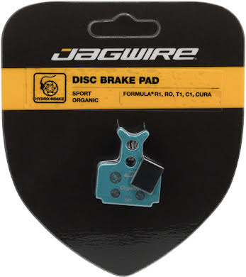 Jagwire Sport Organic Disc Brake Pads for Formula R1R, R1, C1, CR3, T1R, T1, ROR, RO, Cura alternate image 0