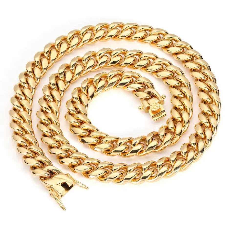 Collier Homme Boucle Tête de Dragon Acier Inoxydable Ornement Hip Hop Style Unique Bijou Résistant et Tendance