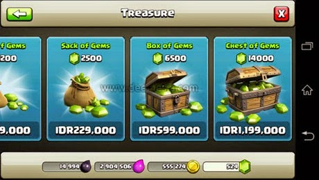 Cara Mendapatkan Gems Coc Paling Mudah Dan Gratis 2017