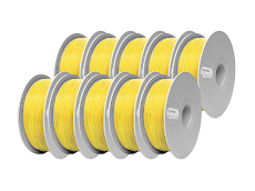 Bambu Lab Lemon Yellow Matte PLA Filament 10 Pack - 1.75mm (1kg)
