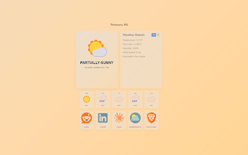 SimpleWeather.eu - New Tab Replacement