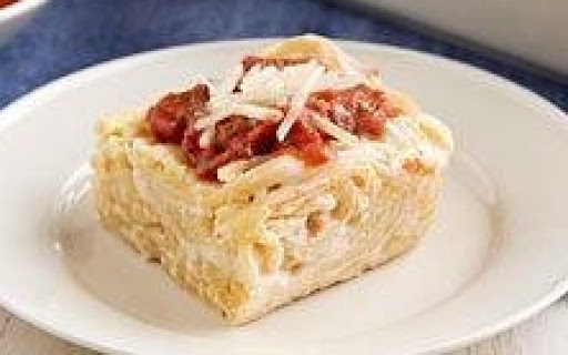 Creamy Baked Spaghetti