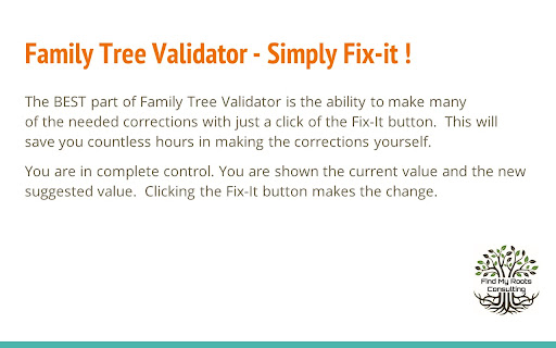 Family Tree Validator