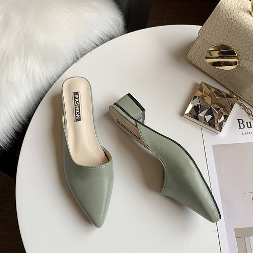 Title 6, Womens Pointed Toe Half Slippers Breathable fo...