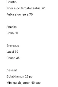 Swadisht Parathaz menu 2