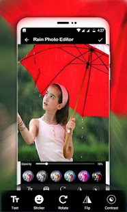 Rain Photo Frame: Rain Photography Screenshot