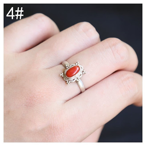 Title 6, Handmade Silver Ring in Nepal Retro Personality...