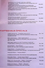 Kaffeehaus menu 5