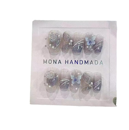Title 3, Purely Hand-wearing Bridal Fake Nails for a Stu...