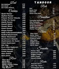 The Ganga Veg Foods menu 1