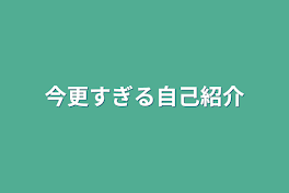 今更すぎる自己紹介