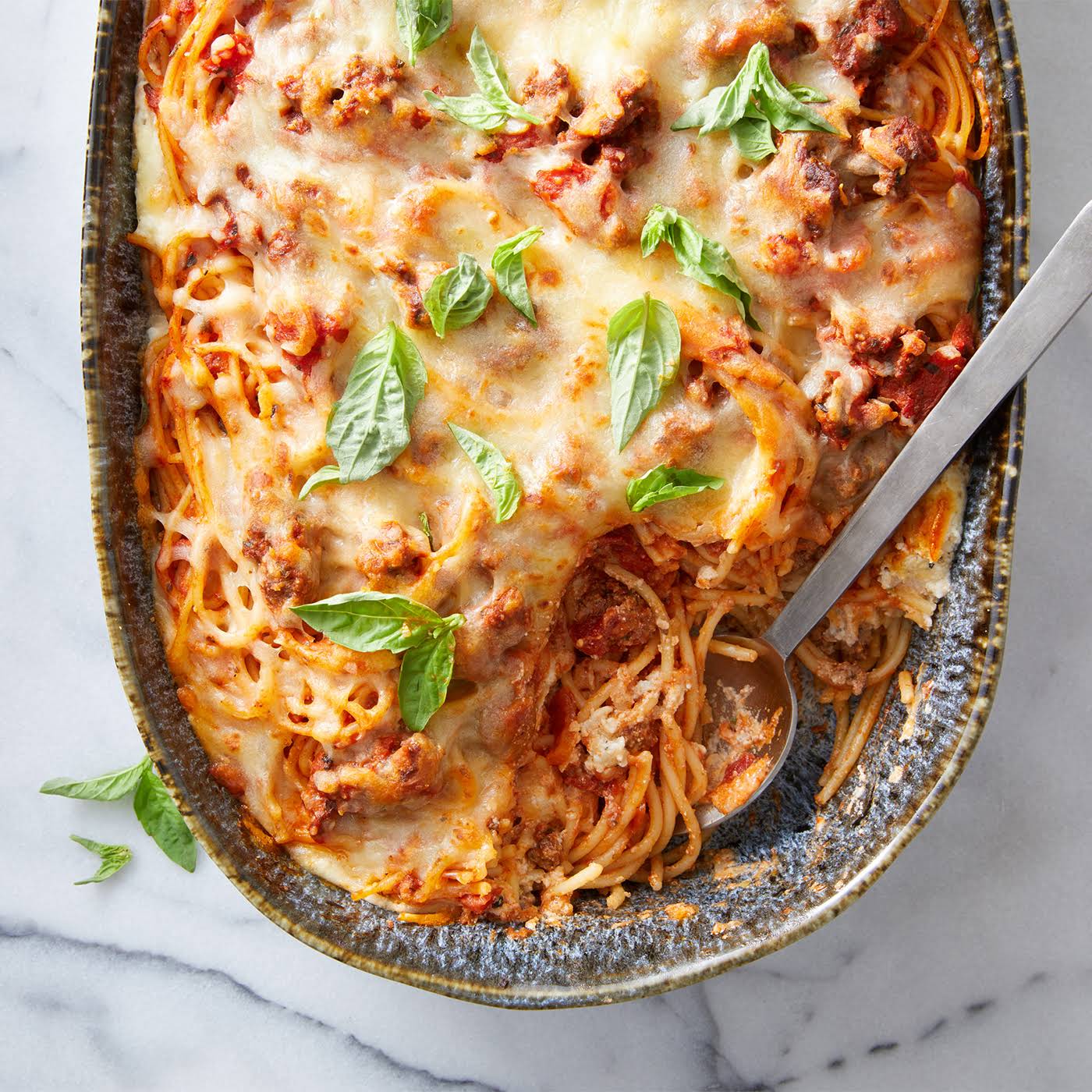 Easy Baked Spaghetti