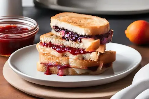 Fruit Jam Grilled Sandwich