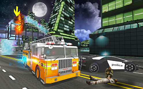 Fire Truck Rescue Driving Sim 3D(圖2)-速報App