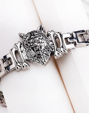 Wolf Totem Jewelry Buckle Titanium - 3