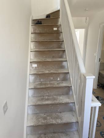 Staircase in new build property  album cover