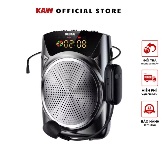 Loa Trợ Giảng Cho Giáo Viên Không Dây Kaw K8 Bluetooth 5.0 Uhf