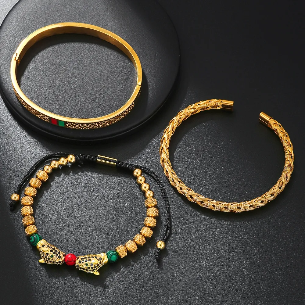 Title 6, Ensemble de bijoux bracelet homme goutte à gout...