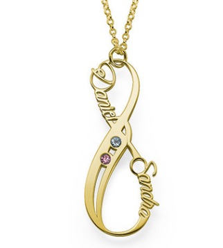 Inlaid stone jewelry personalized clavicle chain