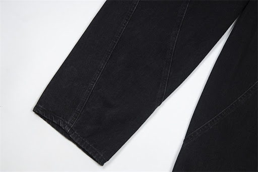 Title 8, Mens Loose Wide Leg Denim Trousers. Comfortabl...