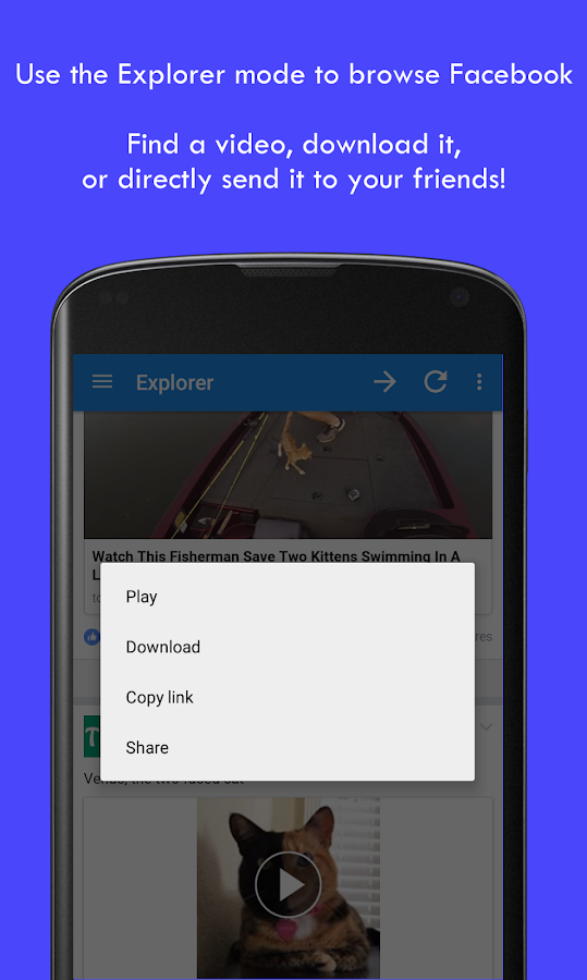    MyVideoDownloader for Facebook- screenshot  